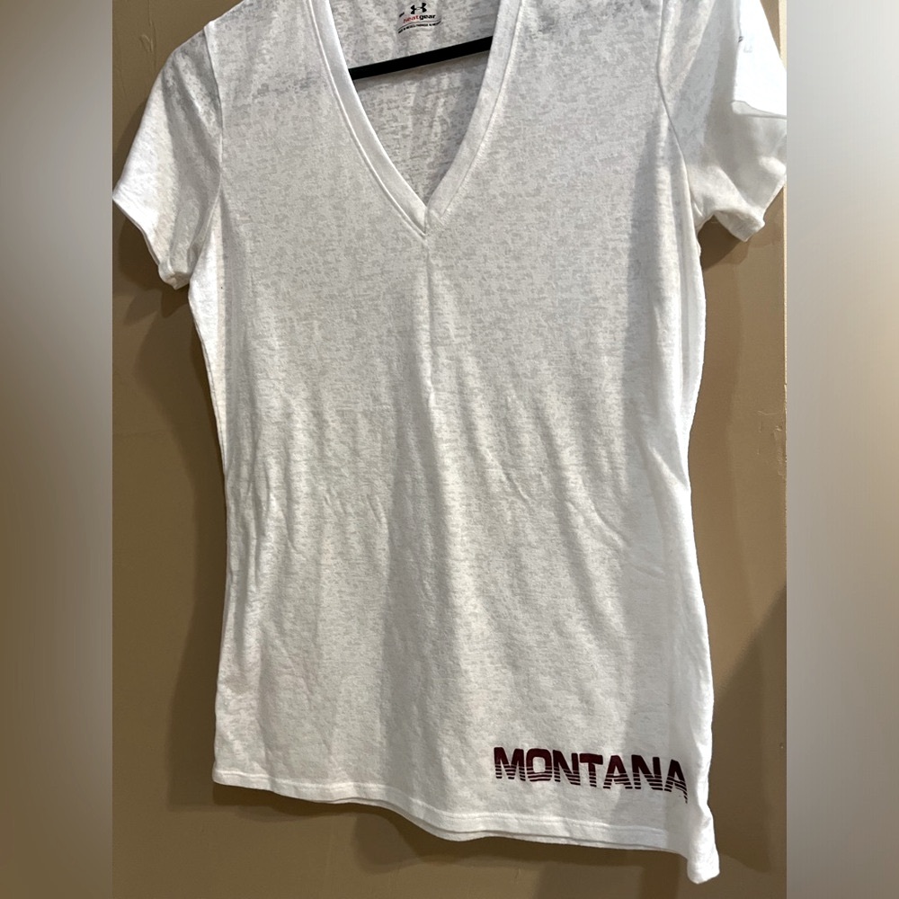 THE GRIZ Montana (University of Montana-Grizzlies) Cute V neck T Shirt